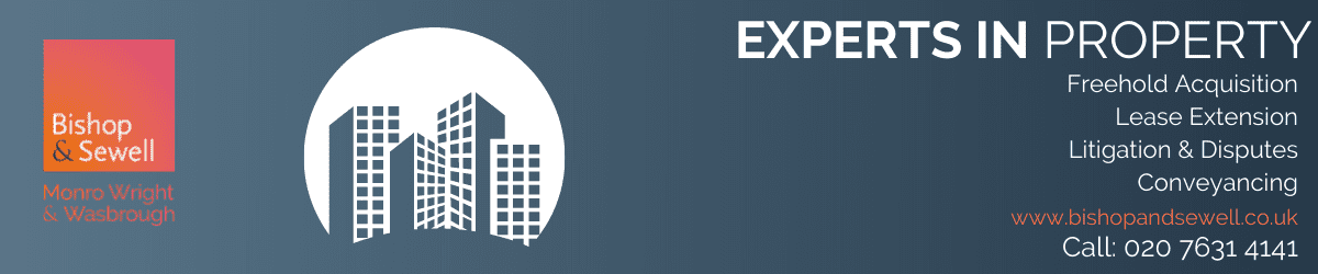 Bishop and Sewell advertising banner