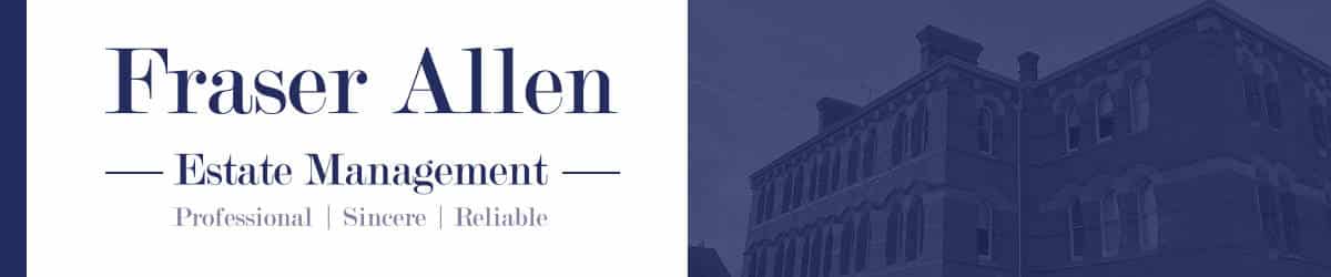 Fraser Allen advertising banner