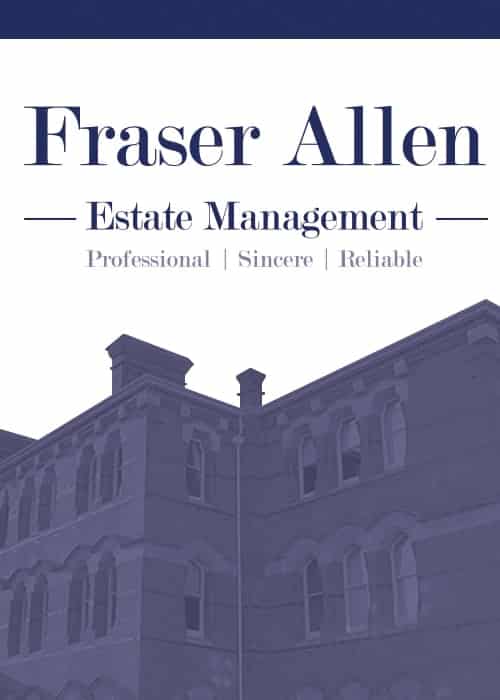 Fraser Allen advertising banner