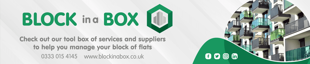 Block in a Box advertising banner
