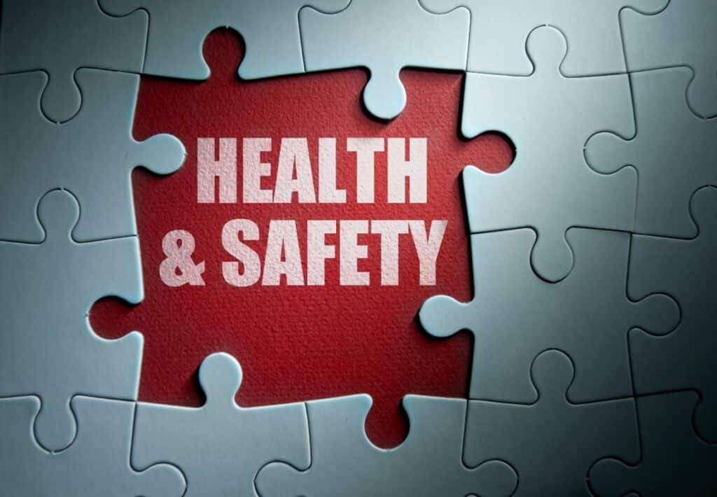 Health and safety puzzle piece